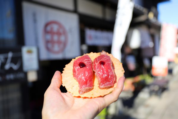 麺匠 ちゃかぽんの近江牛握りずし